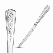 Нож столовый из серебра
