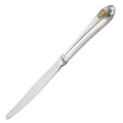 Нож десертный Герб из серебра
