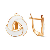 Серьги бижутерия с эмалью