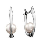 Серьги бижутерия с имитацией жемчуга