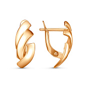 Серьги из золоченого серебра