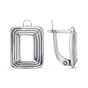 Серьги геометрические бижутерия