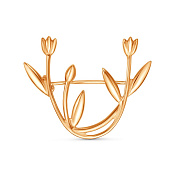 Брошь Цветы бижутерия