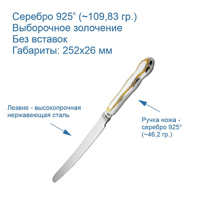 Нож столовый 930292-1