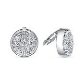 Брошь бижутерия с россыпью страз