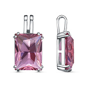 Подвеска из серебра с иск. турмалином