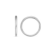 Серьги конго 10 мм из серебра
