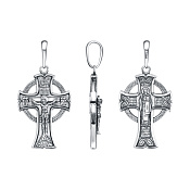 Подвеска Двусторонний Крест бижутерия