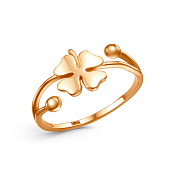 Кольцо Четырехлистный Клевер бижутерия