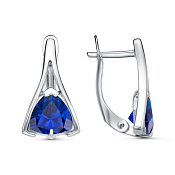 Серьги бижутерия с фианитами