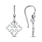 Серьги с подвесками Четырехлистный Клевер бижутерия