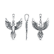 Подвеска Птица из серебра