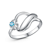 Кольцо бижутерия с фианитом