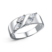 Кольцо бижутерия с фианитами