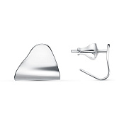 Серьги гвоздики из серебра