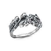 Кольцо Дубовый венок бижутерия