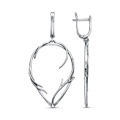 Серьги винтажные с подвесками бижутерия