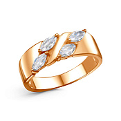 Кольцо бижутерия с фианитами