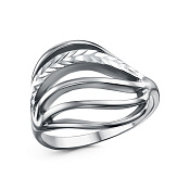 Кольцо с алмазной гранью бижутерия