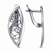 Серьги из серебра