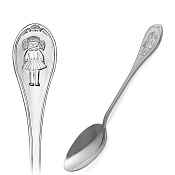 Ложка детская Девочка из серебра