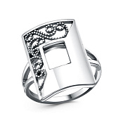 Кольцо ажурное широкое бижутерия