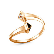 Кольцо разъемное бижутерия с ювелирным стеклом и эмалью