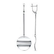 Серьги длинные с подвесками бижутерия