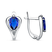 Серьги бижутерия с фианитами