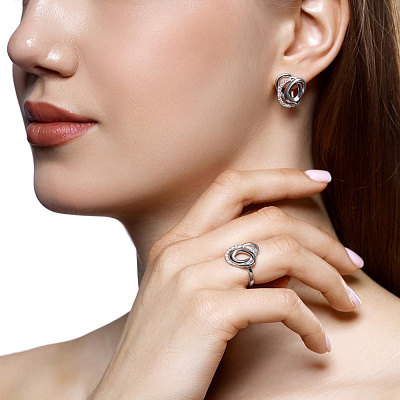 Серьги 33817592Д