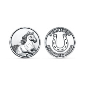 Сувенирная монета Лошадь бижутерия
