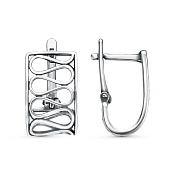 Серьги геометрические бижутерия