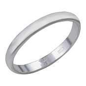 Обручальное кольцо из серебра
