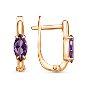 Серьги бижутерия с фианитами