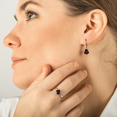 Серьги 33110424ДГр