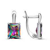 Серьги бижутерия с фианитами