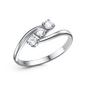 Кольцо дорожка бижутерия с фианитами