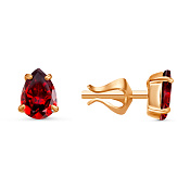 Серьги гвоздики бижутерия с фианитами