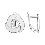 Серьги из серебра с эмалью