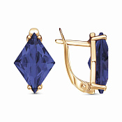 Серьги бижутерия с ювелирным стеклом