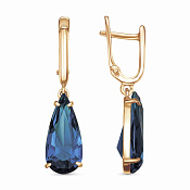 Серьги бижутерия с ювелирным стеклом