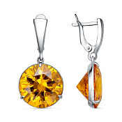 Серьги бижутерия с фианитами