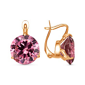 Серьги бижутерия с фианитами