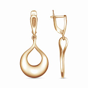 Серьги из золоченого серебра