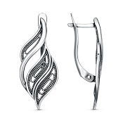 Серьги ажурные винтажные бижутерия