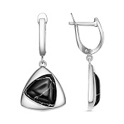 Серьги с подвесками бижутерия с иск. таулитом