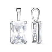 Подвеска из серебра с фианитом