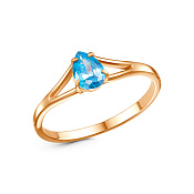 Кольцо тонкое бижутерия с фианитом