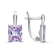 Серьги бижутерия с фианитами