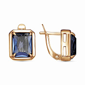 Серьги бижутерия с ювелирным стеклом